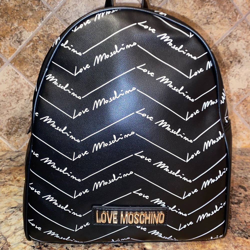 Love Moschino Black Backpack